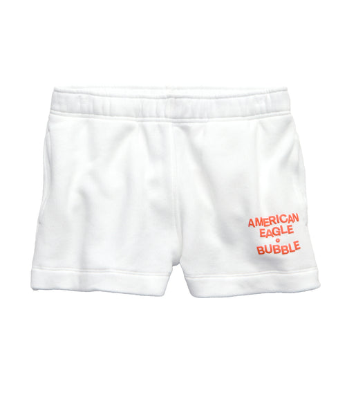 AE x Bubble Fleece Short - White
