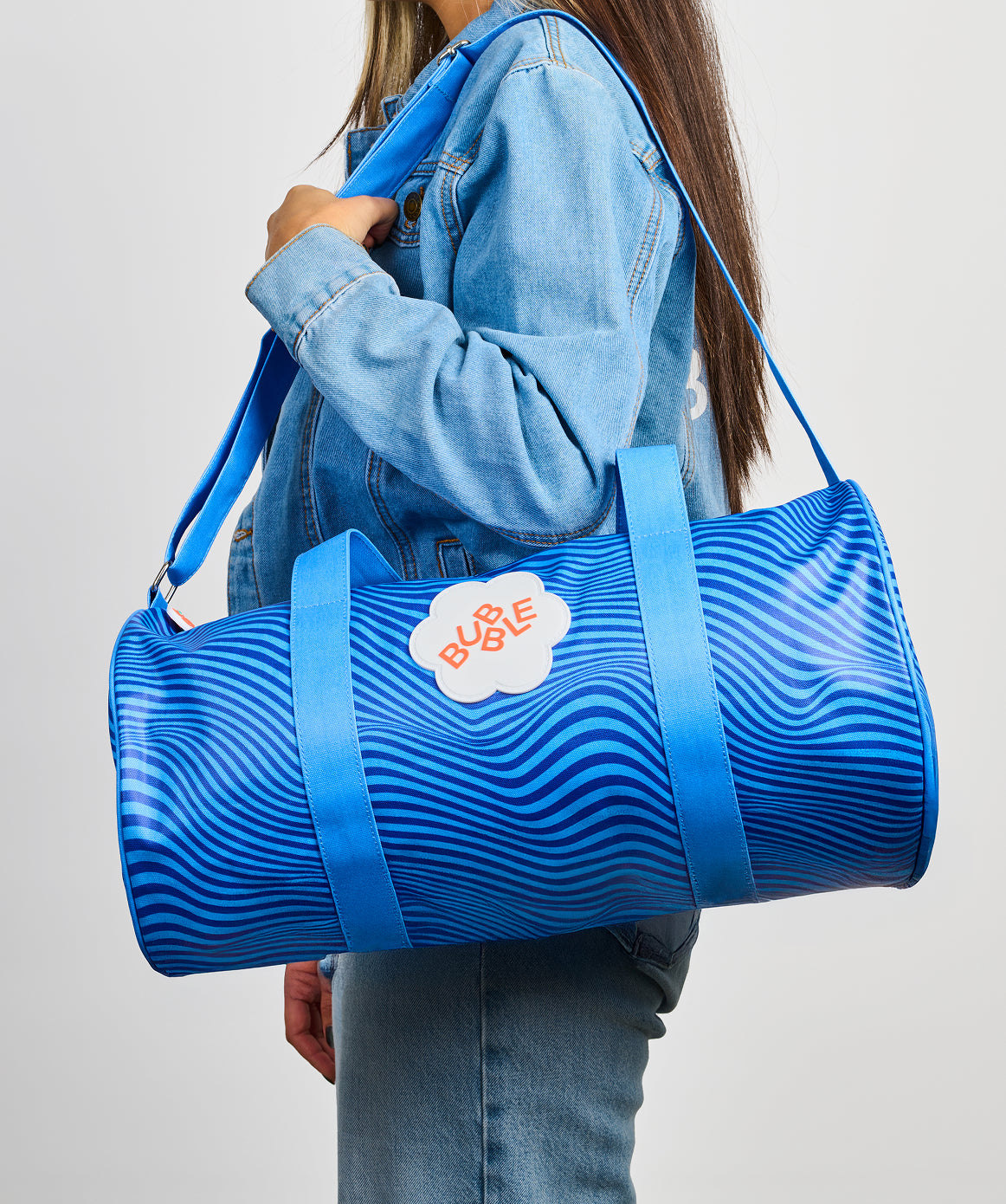 Blue Duffel Bag